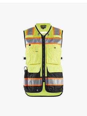 Womans High-Visibility Safety Vest with Reflective Striping